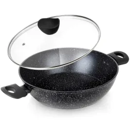 patelnia-granitowa-gleboka-ze-szklana-pokrywka-black-line-28-cm-35-l