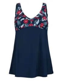 maritim-granatowe-tankini-wzor-38d