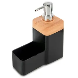 dozownik-plynu-do-naczyn-z-pojemnikiem-na-gabke-black-500-ml