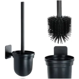 szczotka-do-toalety-silikonowa-z-pojemnikiem-wiszaca-czarna-35-cm
