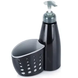 dozownik-plynu-do-naczyn-z-pojemnikiem-na-gabke-czarny-370-ml