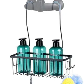 polka-pod-prysznic-zawieszana-metalowa-czarna-335x125x38-cm