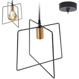 lampa-wiszaca-metalowa-czarna-zlota