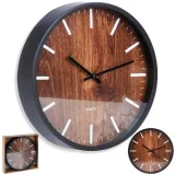 zegar-scienny-czarny-295-cm-kolor-brazowy