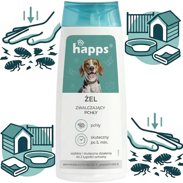 happs-zel-zwalczajacy-pchly-150ml-stan-nowy