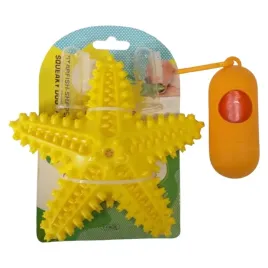 zestaw-dla-psa-z-gryzakiem-dentystycznym-zoltym-4w