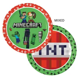 talerze-papierowe-minecraft-23cm-8-szt