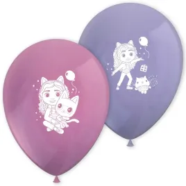 balony-lateksowe-koci-domek-gabi-28-cm-8-szt