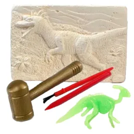maly-archeolog-wykopaliska-dinozaura-dinozaurow-dinozaury-skamielina