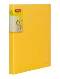 teczka-a4-z-60-koszulkami-clear-book-prazki-patio-zolta
