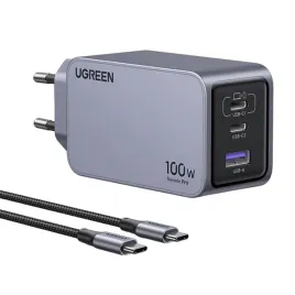 ladowarka-sieciowa-ugreen-nexode-pro-25874-100w-gan-2xusb-c-usb-a-szara