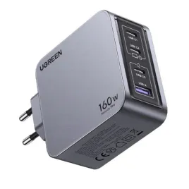 ladowarka-ugreen-nexode-pro-25877-160w-gan-1x-usb-a-3x-usb-c-szara