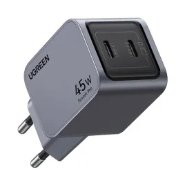 ladowarka-sieciowa-ugreen-nexode-pro-35008-2x-usb-c-gan-45w-szara