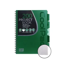 kolonotatnik-a4-100-kartek-patio-coolpack-5-zakladek-zielony
