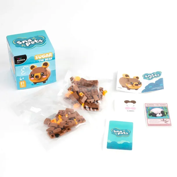 klocki-snapets-mis-sugar-brazowy-kidea