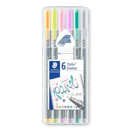cienkopisy-triplus-fineliner-6-kolorow-pastel-staedtler-etui