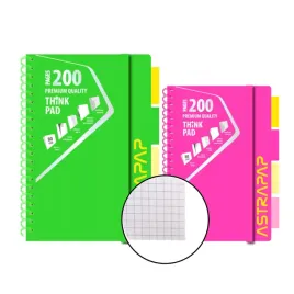 kolozeszyt-z-zakladkami-a4-100k-kratka-neon-line-astra