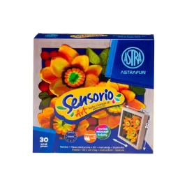 masa-plastyczna-sensorio-art-sloneczniki-3d-z-ramka-20x20-cm-astrafun-astra