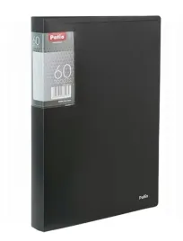 teczka-a4-z-60-koszulkami-clear-book-prazki-patio-czarna