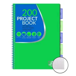 kolonotatnik-a4-100-kartek-patio-coolpack-5-zakladek-zielony-neon