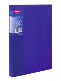 teczka-a4-z-60-koszulkami-clear-book-prazki-patio-niebieska