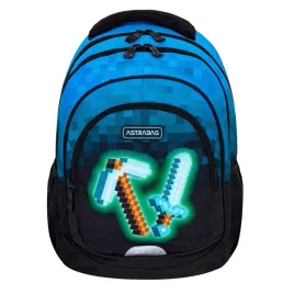 plecak-szkolny-3-komorowy-pixele-blue-miecz-kilof