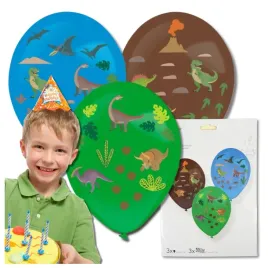 duze-balony-kolorowe-3szt-naklejki-dinozaury-35-cm-urodziny