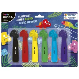 flamastry-jumbo-dinozaury-6-kolorow-kidea