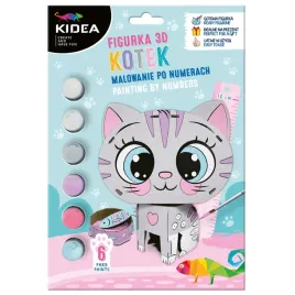 figurka-3d-malowanie-po-numerach-kotek-kidea