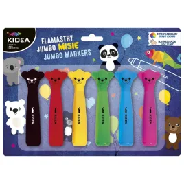 flamastry-jumbo-misie-6-kolorow-kidea