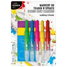 markery-do-tkanin-w-sprayu-z-szablonami-zwierzaki-5-szt-kidea