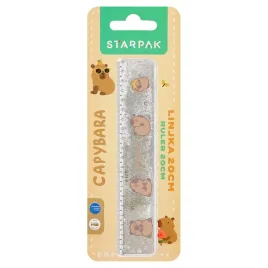 linijka-z-woda-i-brokatem-20-cm-kapibara-starpak-blister