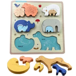 puzzle-drewniane-edukacyjne-dopasuj-klocki-zwierzeta-z-malymi