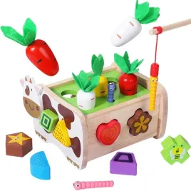 drewniany-sorter-edukacyjny-typ-montesori-farma-dopasuj-ksztalty