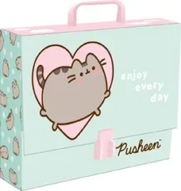 teczka-z-raczka-a4-9cm-pusheen-mint-majewski