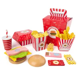 drewniany-zestaw-happymeal-burger-z-frytkami