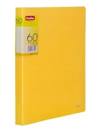 teczka-a4-z-60-koszulkami-clear-book-prazki-patio-zolta