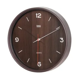 zegar-scienny-tarczowy-klasyczny-kwarcowy-30-cm-ciemny-braz