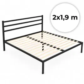 lozko-metalowe-190x200-cm-ze-stelazem-i-zaglowkiem-minimalistyczna-czarna-rama-modernhome