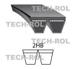 pasek-klinowy-zolty-podwojny-2hb-3814-bizon-2hb-3814-stomil-sanok-z