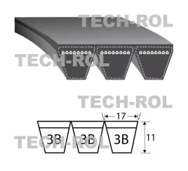 pasek-klinowy-czerwony-potrojny-super-3hb-2940-bizon-3hb-2940-stomil-sanok