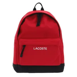 plecak-miejski-lacoste-szkolny-czerwony-z-logo-na-laptopa