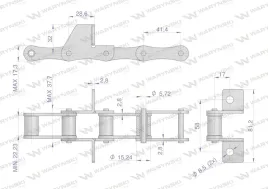 lancuch-podajnika-s45-lapka-sd-co-4-ogniwa-5m-warynski