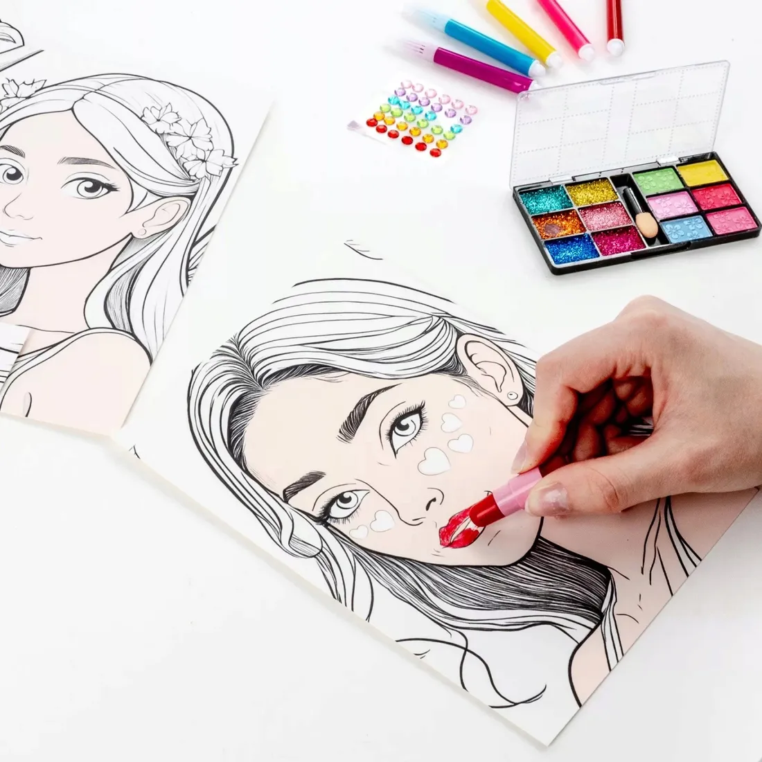 kolorowanka-plansze-make-up-kidea