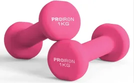 proiron-neoprenowe-hantle-fitness-2x1kg-rozowe