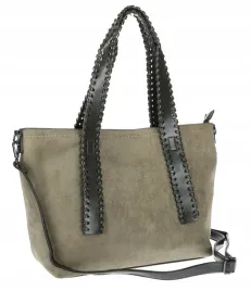 torebka-damska-a4-shopper-zamszowa-torba-na-ramie-z-paskiem-mc788-zielona