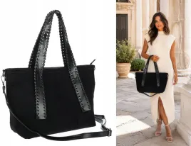 torebka-damska-a4-shopper-zamszowa-torba-na-ramie-z-paskiem-mc788-czarna