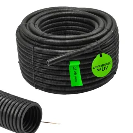 peszel-z-pilotem-rura-karbowana-do-kabli-25-19mm-wytrzymala-750n-czarna-50m