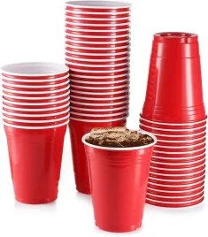 kubki-beer-pong-50-sztuk-473-ml-czerwone-pilki-do-gry-imprezowej
