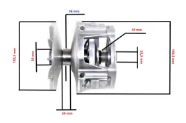 sprzeglo-napedowe-power-force-wariator-polaris-500-oem-1321976-sot00012